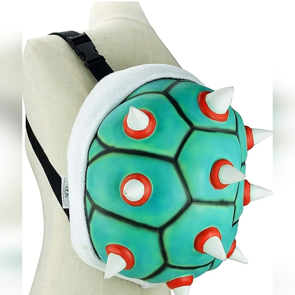 Koopa Backpack Cool White Spiked Shell ( about same size as loungefly) - Picture 1 of 8